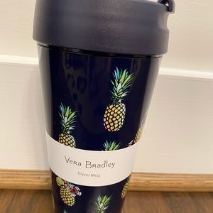 Vera Bradley Travel Mug coffee drink 16oz